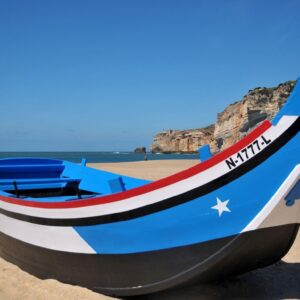 Nazare Beach Traditional Boat